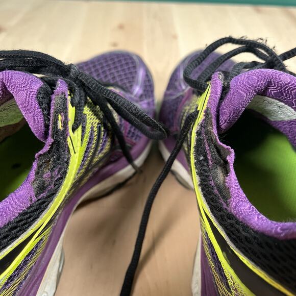 Asics Gel Cumulus 17 T5E7N Purple Green Running Shoes Sneakers Women's Size 8 - Picture 5 of 8